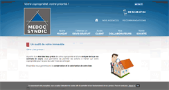 Desktop Screenshot of medoc-syndic.com
